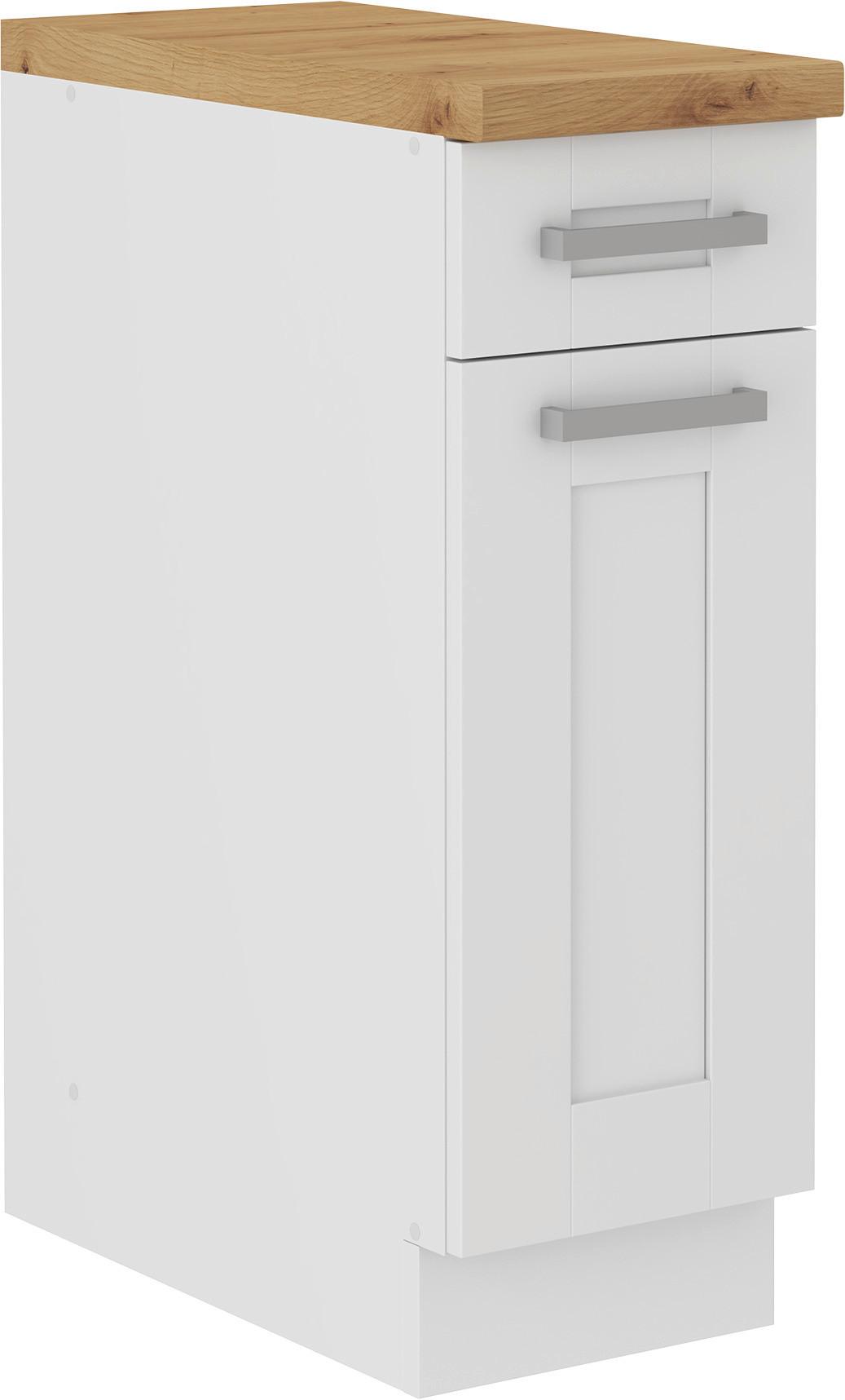 Küchenunterschrank Luisa B: 30 Cm Weiß Mit Lade