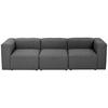 3-Sitzer-Sofa Lena Mit Armlehnen, Anthrazit - Anthrazit, Design, Textil (275/73/100cm) - Max Winzer