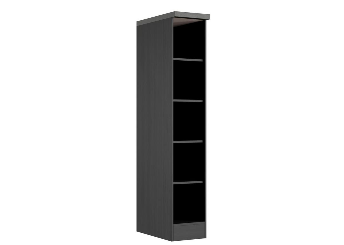 Regal Turin 30 Cm Graphitfarben - Graphitfarben, Design, Holzwerkstoff (30/166/60cm) - Held
