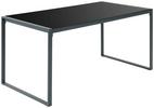 Loungegarnitur Barcelona - Anthrazit/Schwarz, MODERN, Glas/Textil (317/67/139cm) - Beldano
