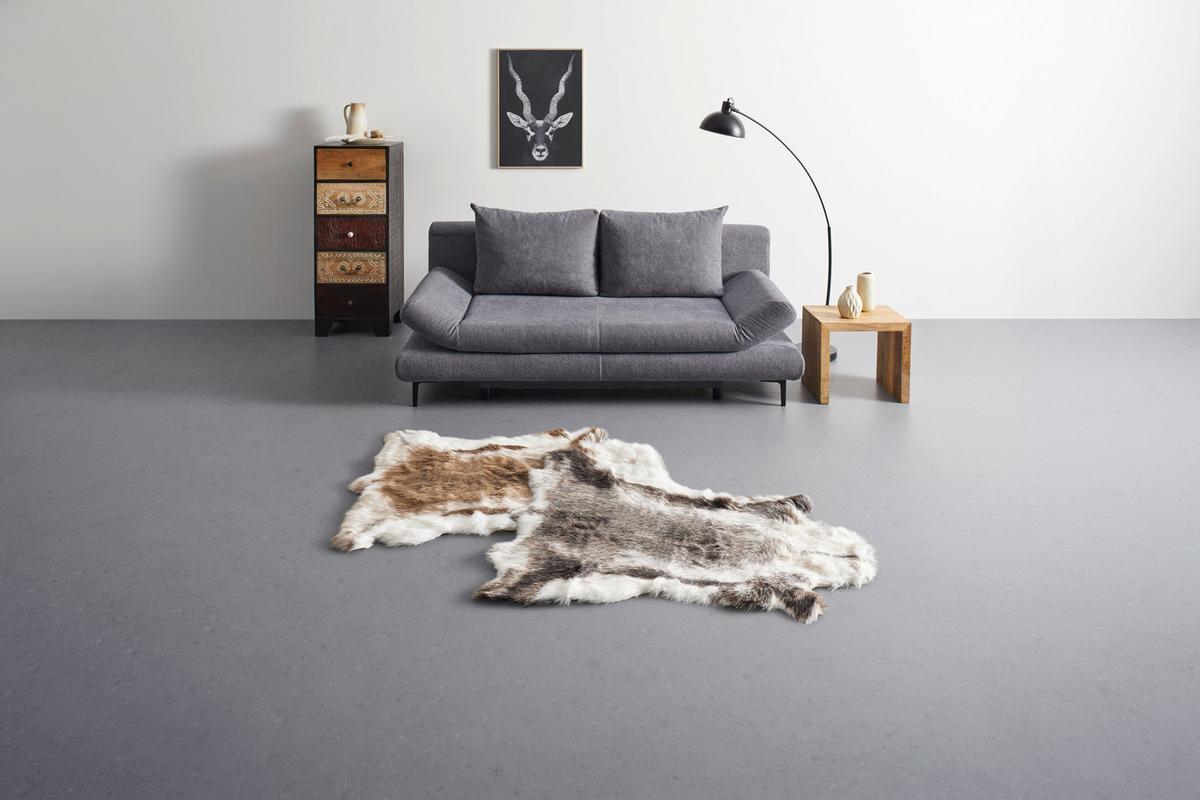 UMELÁ KOŽUŠINA Rudolf, 90/110cm, hnedá - hnedá, Modern, textil/kožušina (90/110cm) - Modern Living