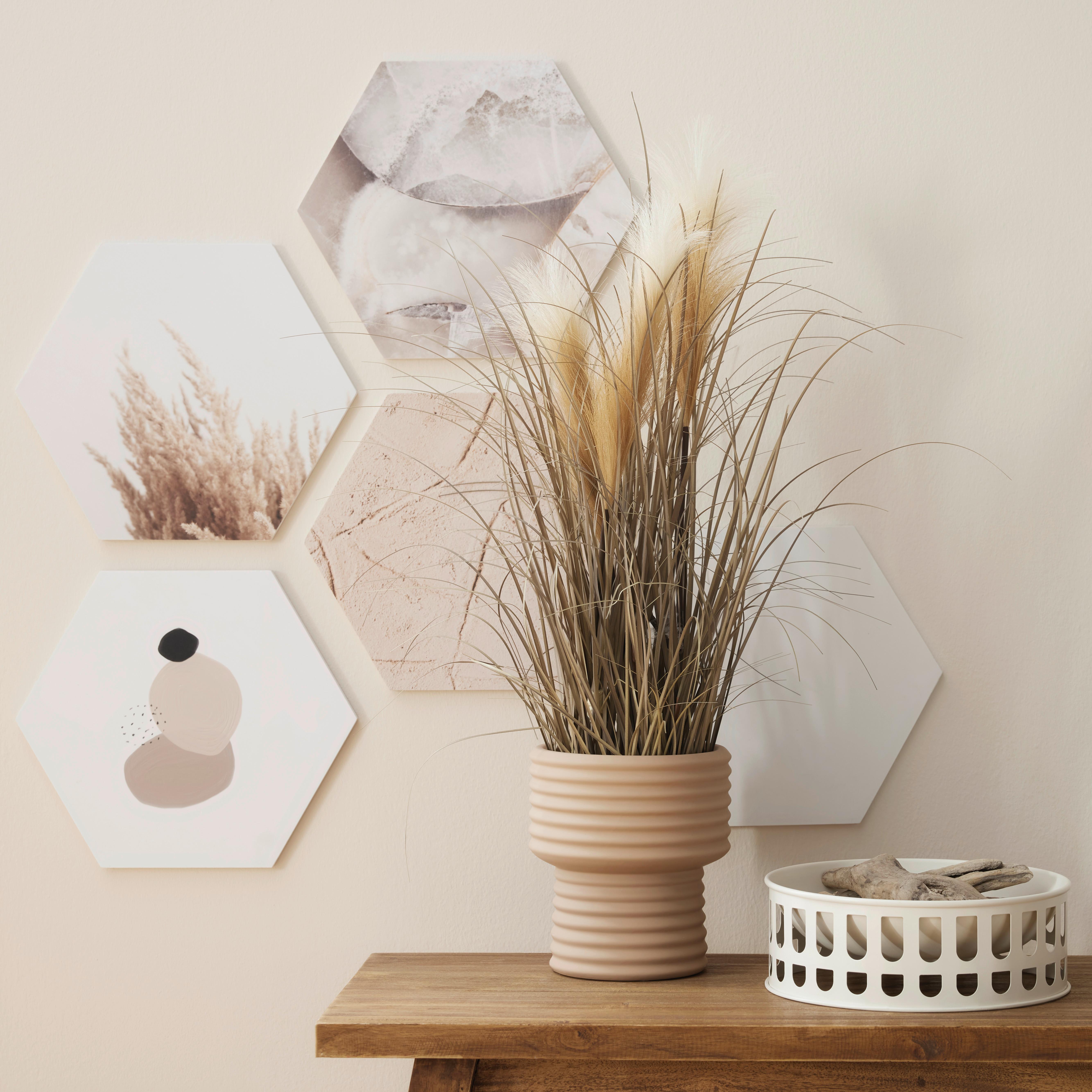 Dekorační miska Base, Ø: 24cm - béžová, kov (24/9cm) - Modern Living