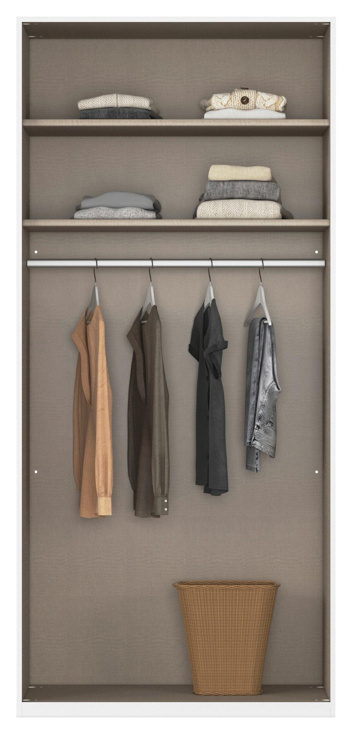 Drehtürenschrank Alabama Eiche Dekor B: 91 Cm - Eiche Artisan, MODERN, Holzwerkstoff (91/229/54cm) - Rauch Möbel