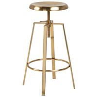 Barová stolička GOOSE zlatá - zlatá/mosadzná, Design, kov (41/87/41cm) - MID.YOU