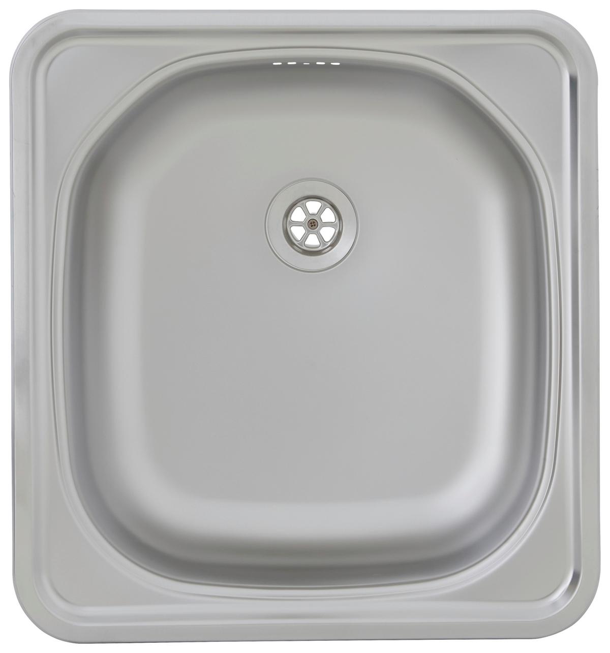 Spüle Dallas Edelstahl 46,5x15,5 Cm - Edelstahlfarben, Basics, Metall (46,5/15,5/43,5cm) - Respekta