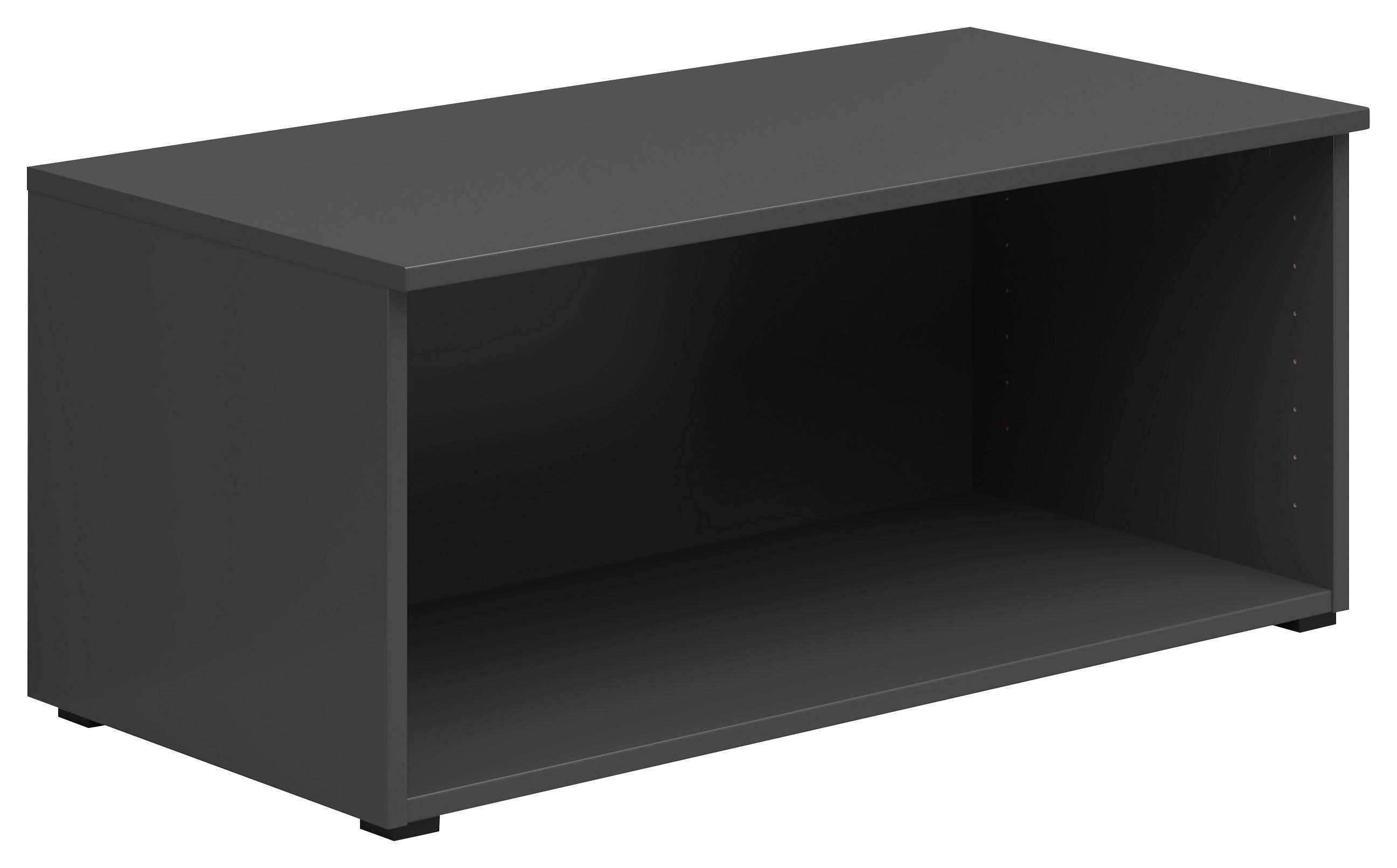 Regálový nadstavec MULTISTAURAUM š: 80 cm - grafitová, Modern, kompozitné drevo (80/35/40cm)