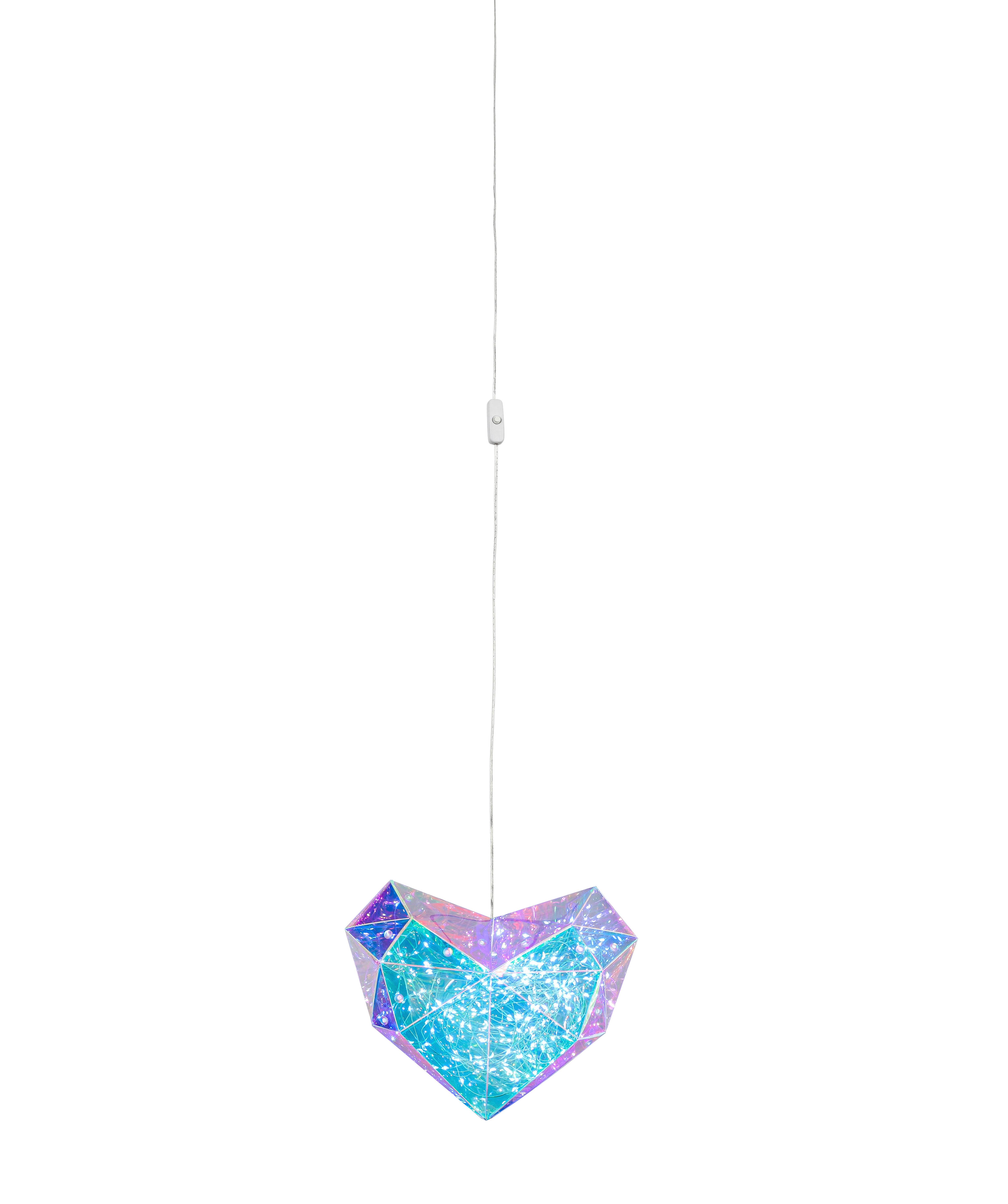 DEKORAČNÍ LED SVÍTIDLO HERZI - průhledné, Moderní, plast (6,5/23/20cm) - Mömax