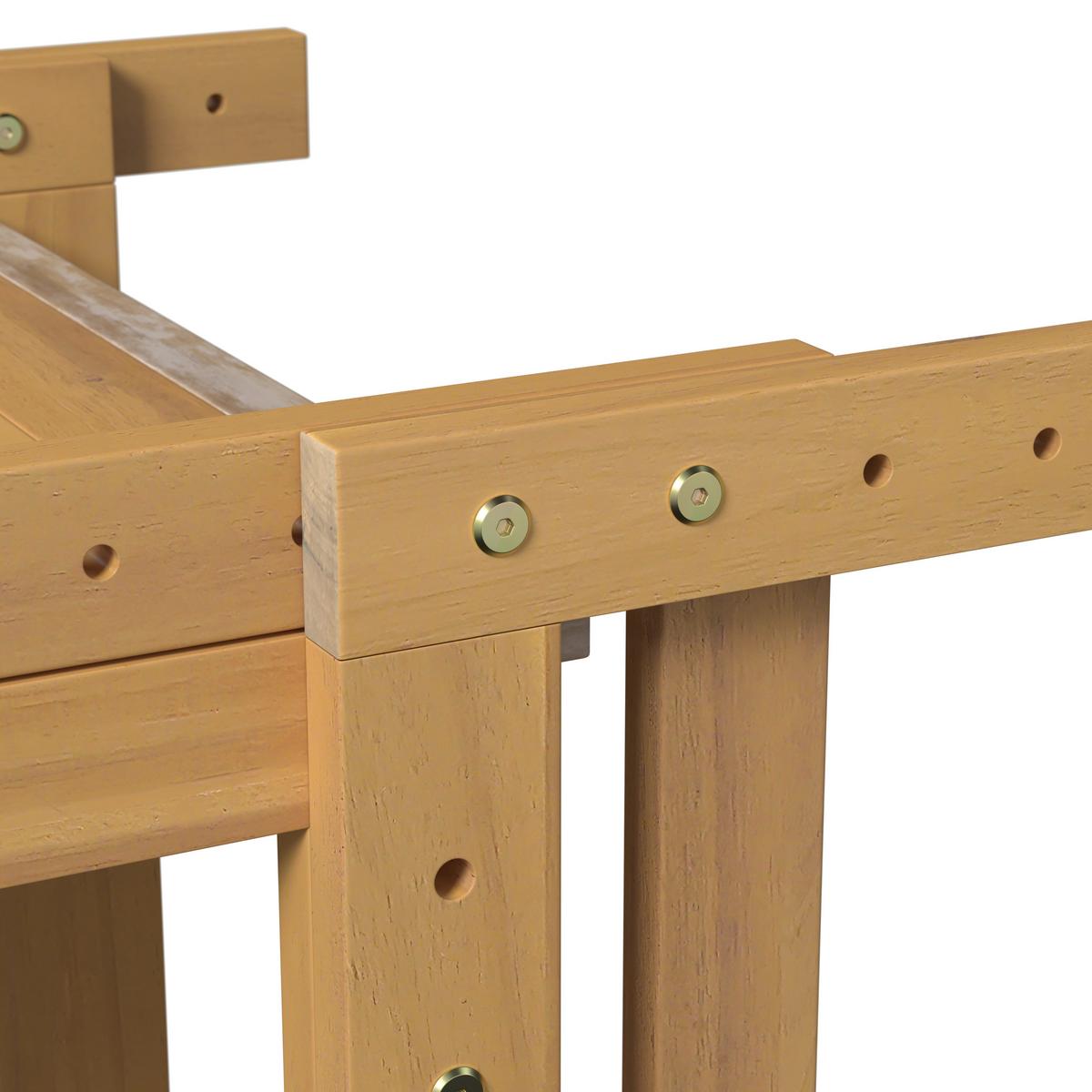 STÔL NA BALKÓN HELENO - farba akácie, Modern, drevo (50cm) - Bessagi Garden