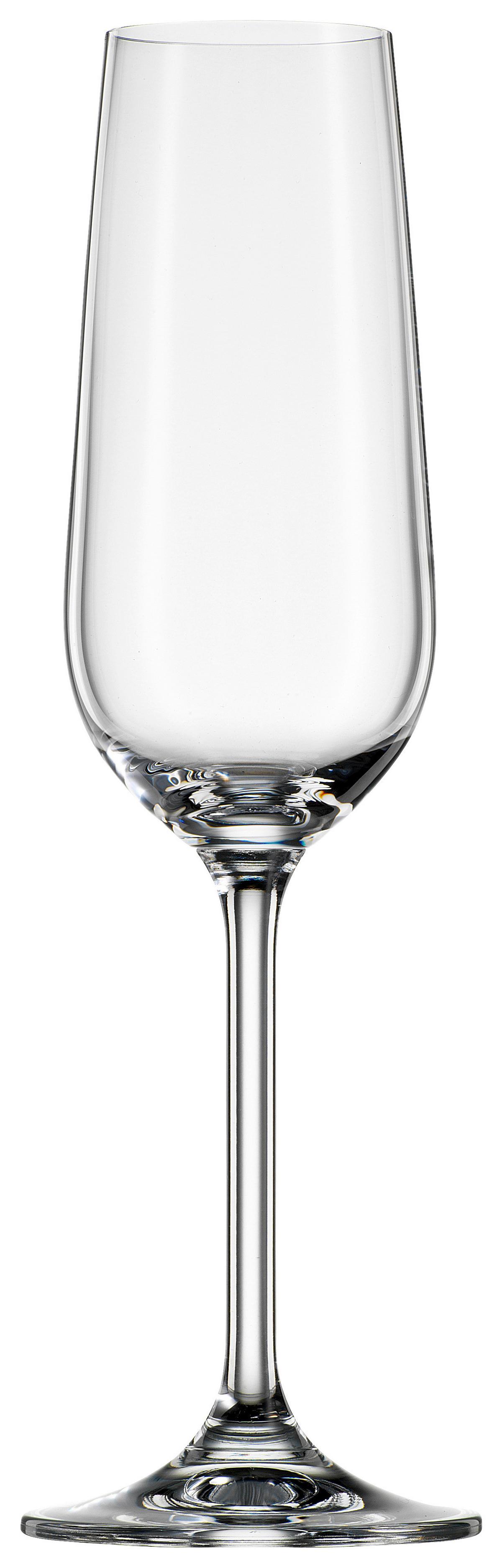 Sektglas Clara 6er-Set, Je ca. 190 ml - Klar, Basics, Glas (0,19l) - Bohemia