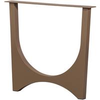 TISCHGESTELL Tablo Braun B: 79cm - Braun, MODERN, Metall (79/72/10cm) - Livetastic