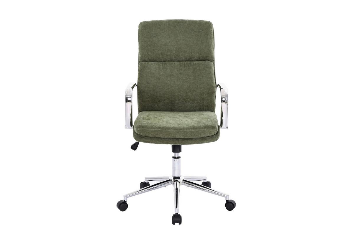 Drehstuhl Verona Grün B: 56 cm - Chromfarben/Grün, MODERN, Holz/Kunststoff (56/100-110/65,5cm) - Livetastic