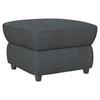 Polsterhocker Boston Mit Stauraum Dunkelgrau Chenille - Dunkelgrau/Schwarz, KONVENTIONELL, Textil (68/45/68cm) - Livetastic