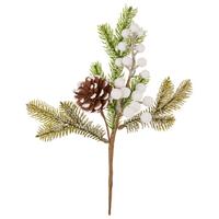 Dekor Gally Reacher - barna/fehér, Konventionell, műanyag/természetes anyagok (26/15/5cm) - Luca Bessoni