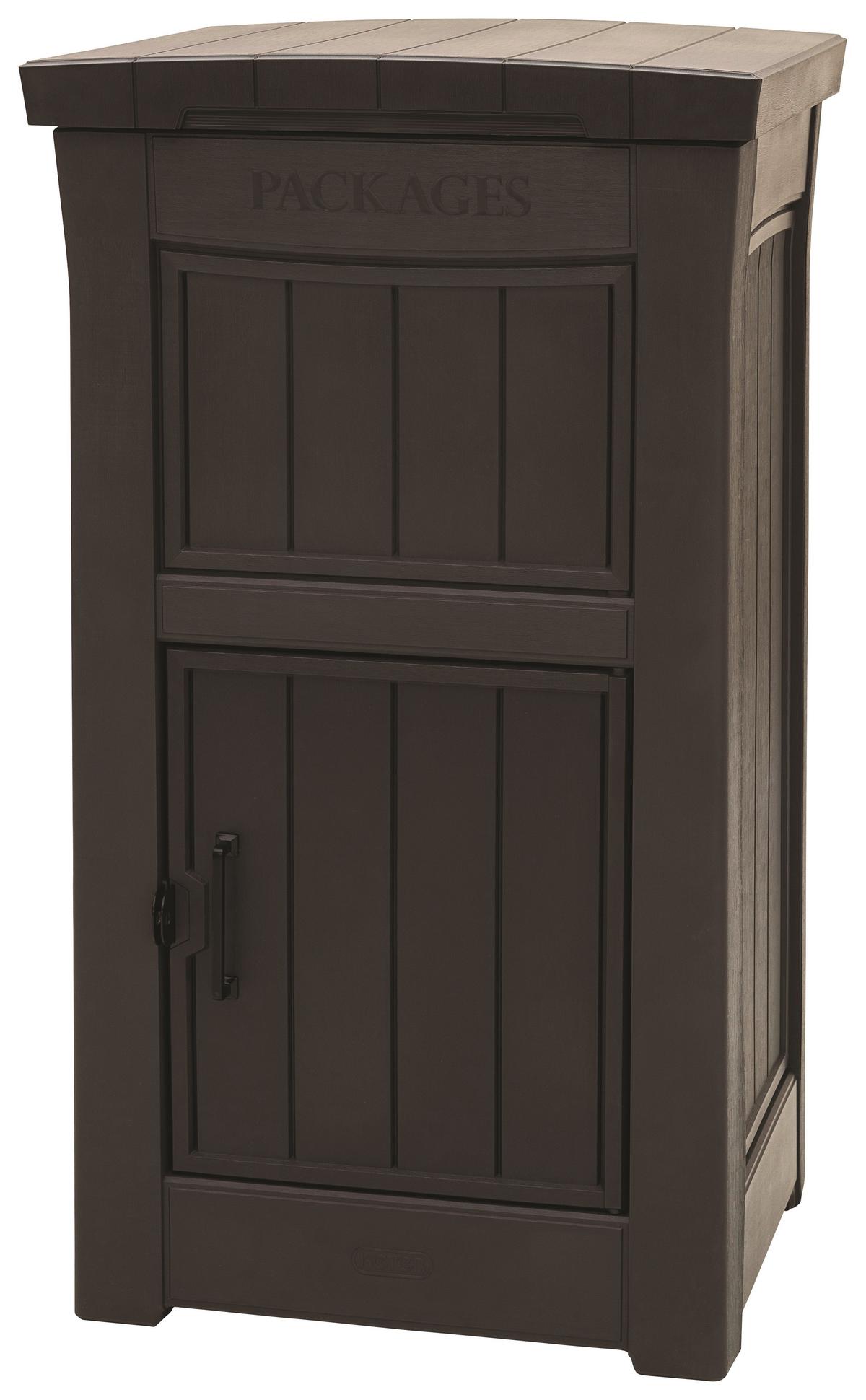 Paketbox Wetterfest Parcel 62x112x53 cm - Graphitfarben, Basics, Kunststoff (62/112/53cm)