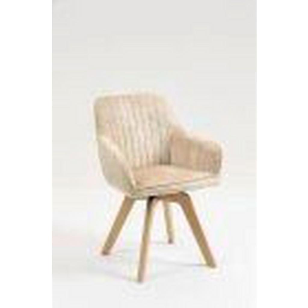 Armlehnstuhl Hanna Beige, Sitzfl. 180° Drehb.