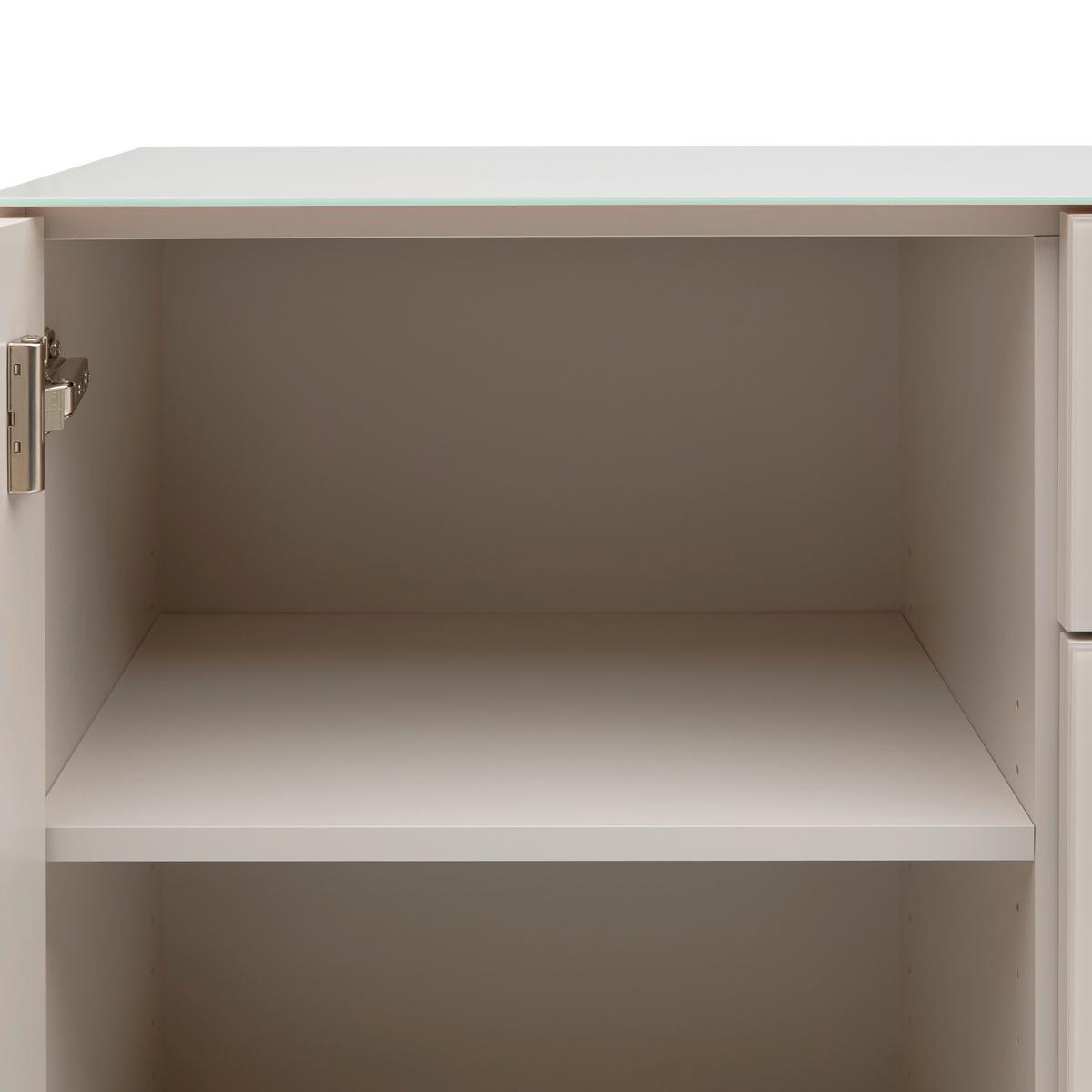 Lowboard Siena Kaschmir - černá/kašmírová, Moderní, kov/kompozitní dřevo (180/55/40cm) - Mömax