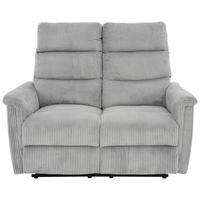 2-sitzer-sofa Xeno Hellgrau B: 131 Cm - Hellgrau/Schwarz, Design, Textil/Metall (131/108/89cm) - Livetastic