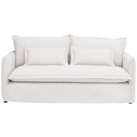 Sofa Toscana - Weiß, Trend, Textil (195/82/98cm) - Livetastic