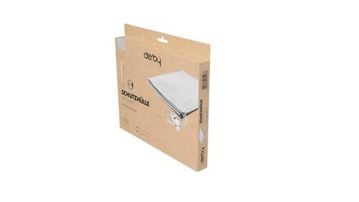 Schirmhülle Derby Schutzhülle Mittelmast S - Hellgrau, Basics, Textil (150/24/18cm)
