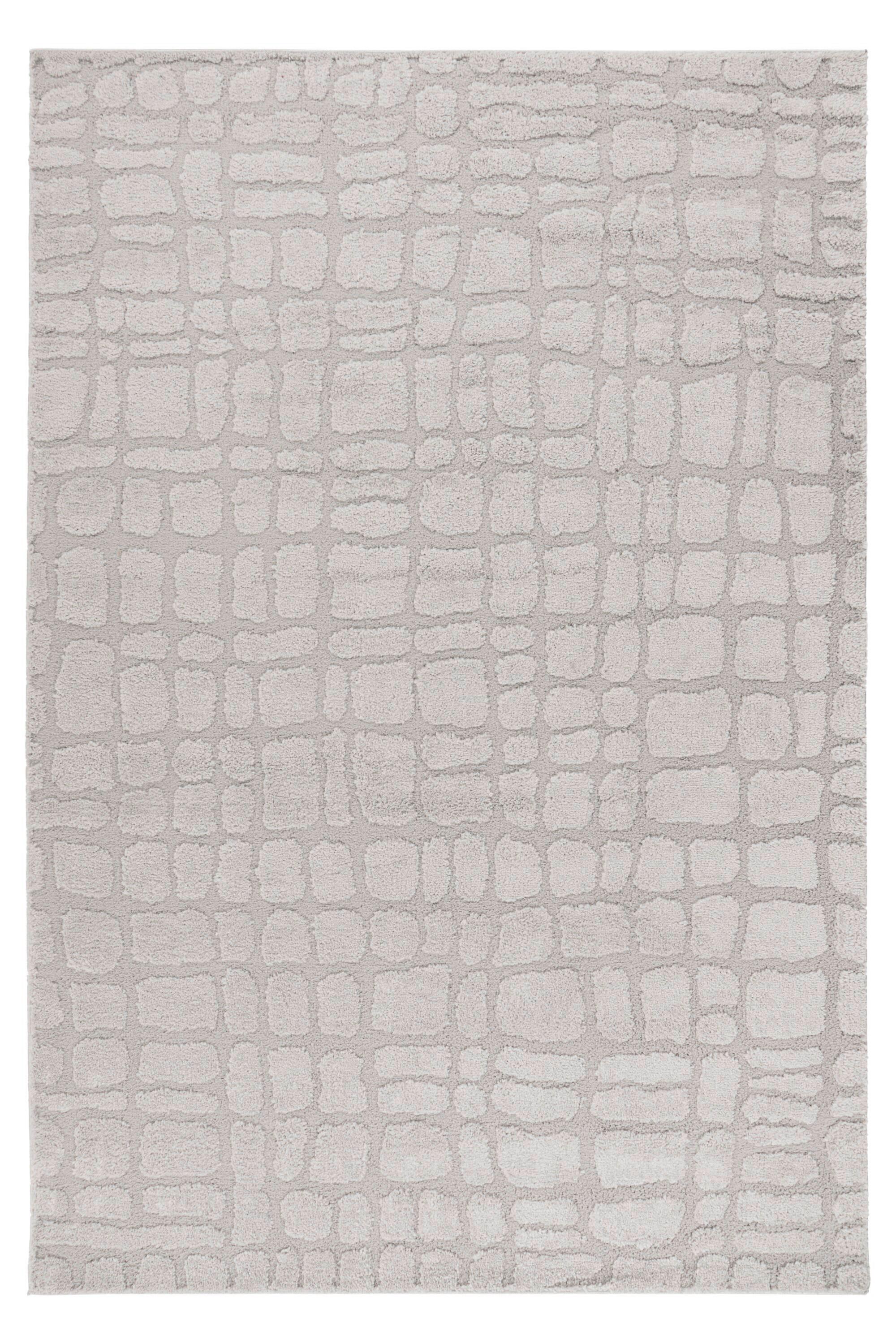Flachwebteppich Silber, Bxl: Ca. 80x150 Cm - Silberfarben, Basics, Textil (80/150cm) - Kayoom