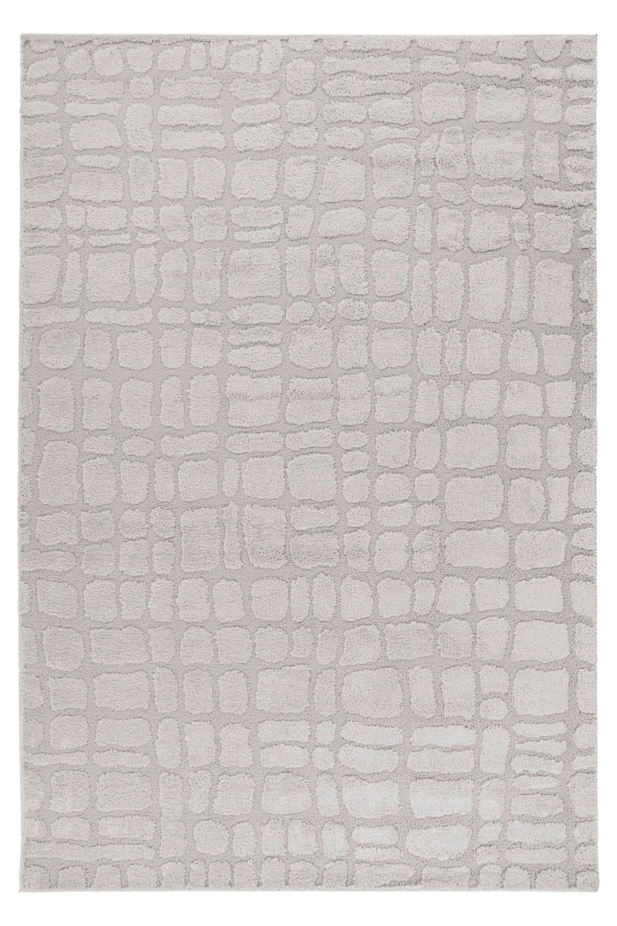 Flachwebteppich Silber, Bxl: Ca. 120x170 Cm - Silberfarben, Basics, Textil (120/170cm) - Kayoom