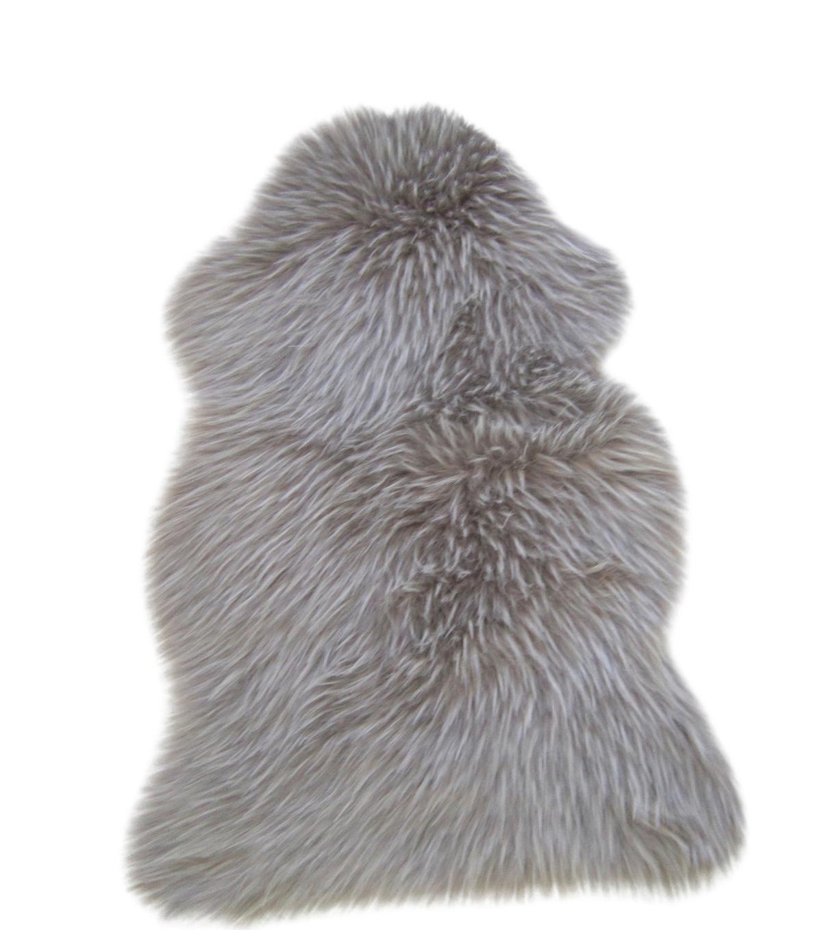 Kunstfell Taupe. Polyester - Taupe, ROMANTIK / LANDHAUS, Textil (90/60cm) - James Wood