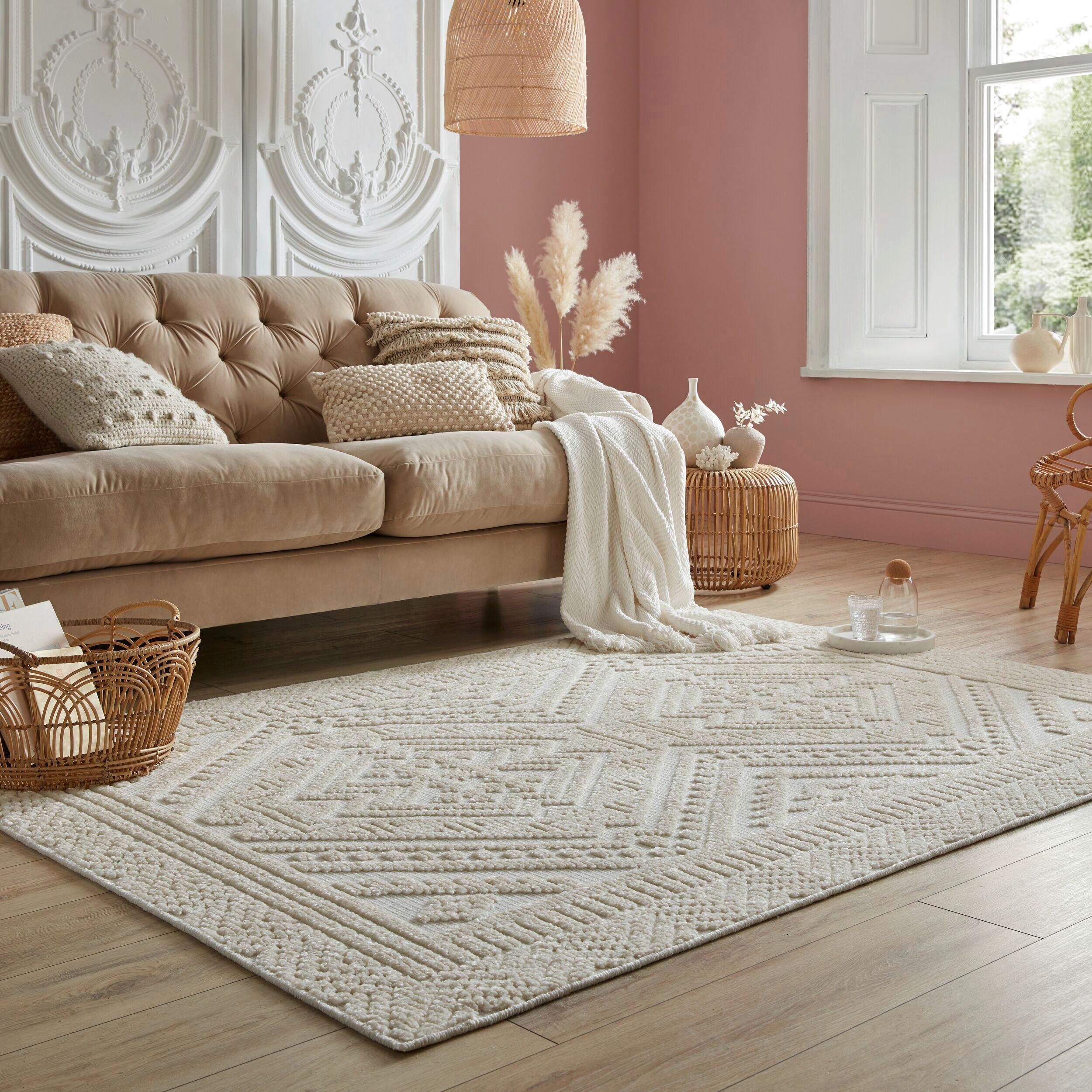 Webteppich Jaipur Ivory 80x160 - Creme, Basics, Textil (80/160cm)