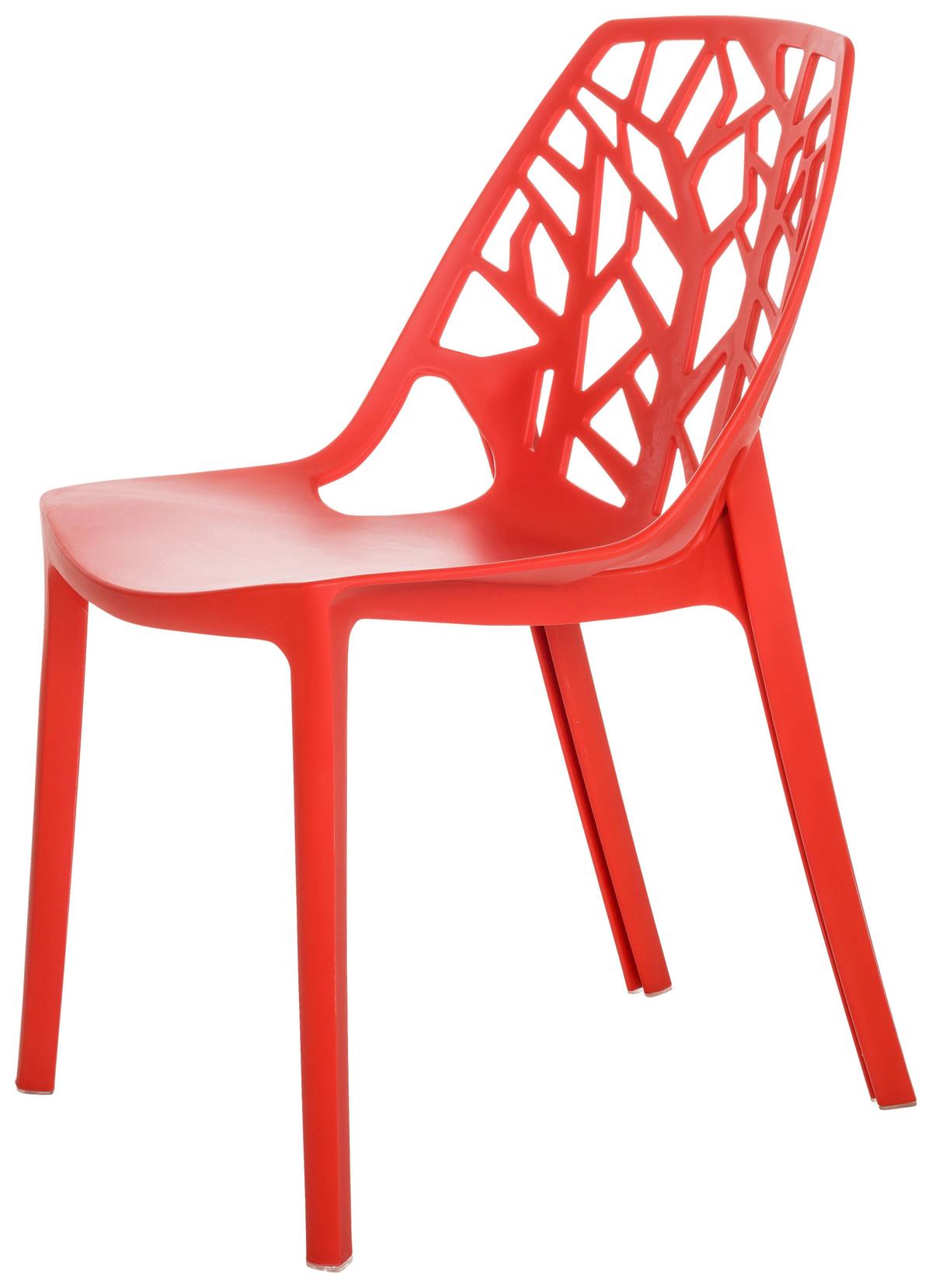 Stuhl Artifo Tri - Rot, Basics, Kunststoff (47/80/56cm) - MID.YOU