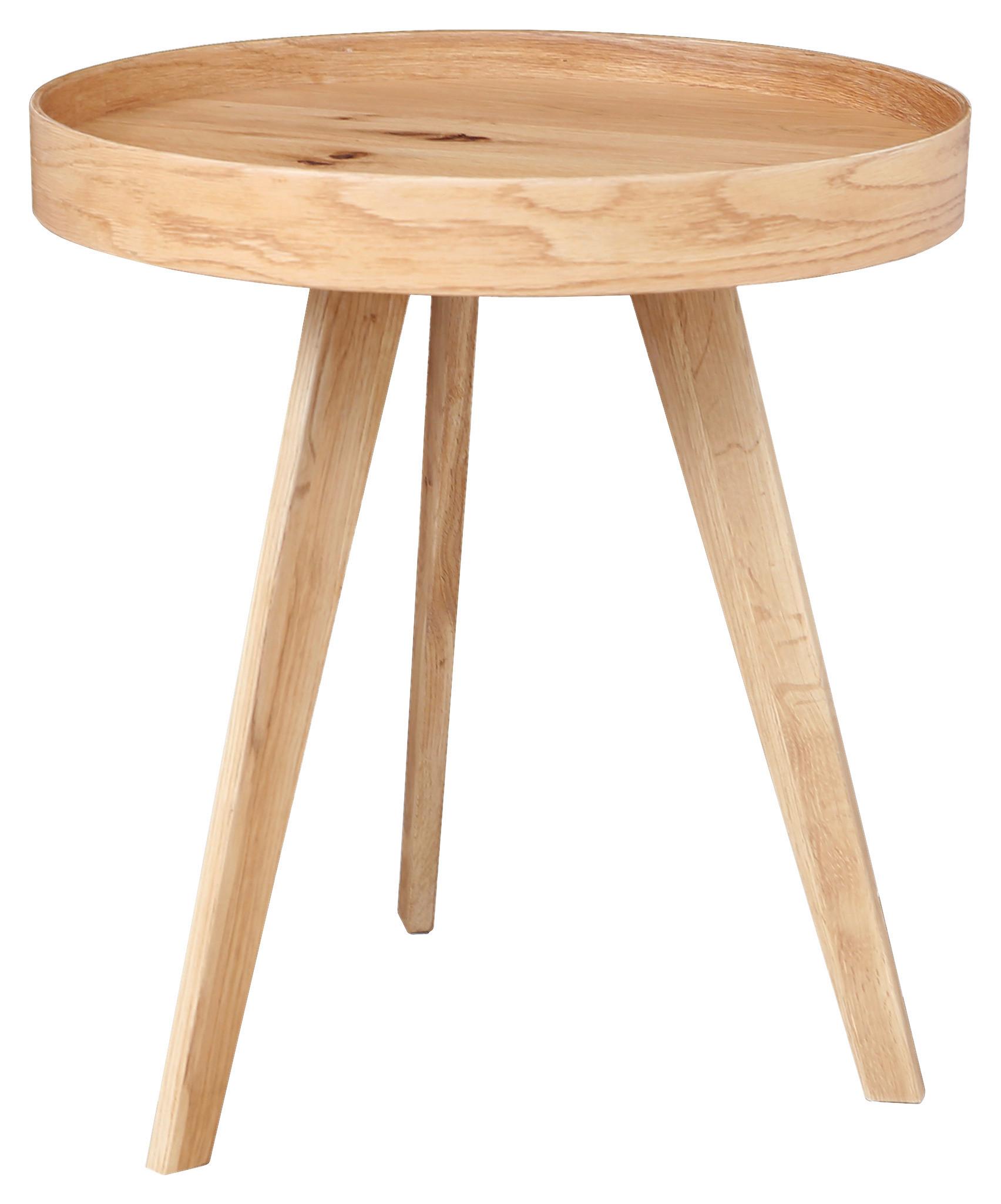 KONFERENČNÍ STOLEK WOOD 1 - přírodní barvy, Moderní, dřevo/kompozitní dřevo (50/55cm)