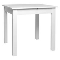 Esstisch ausziehbar Coburg 80-120x80 cm Weiß - Weiß, Design, Holzwerkstoff (80/80/76,5cm) - MID.YOU