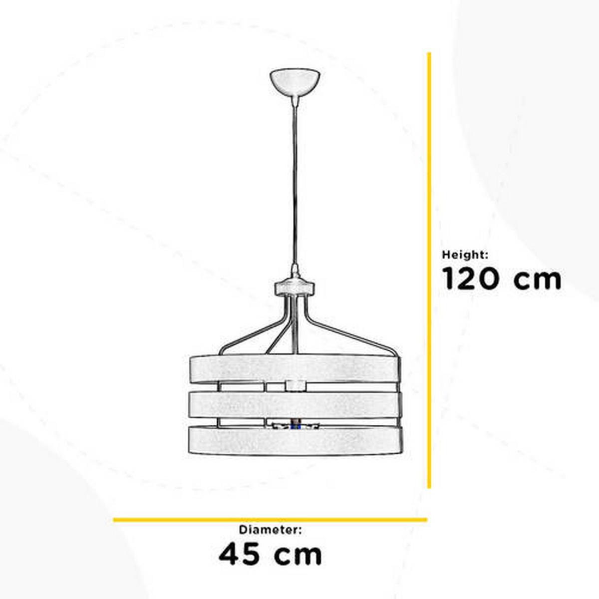 Pendelleuchte 5028/Sgn - Schwarz, Design, Metall (45/120cm)