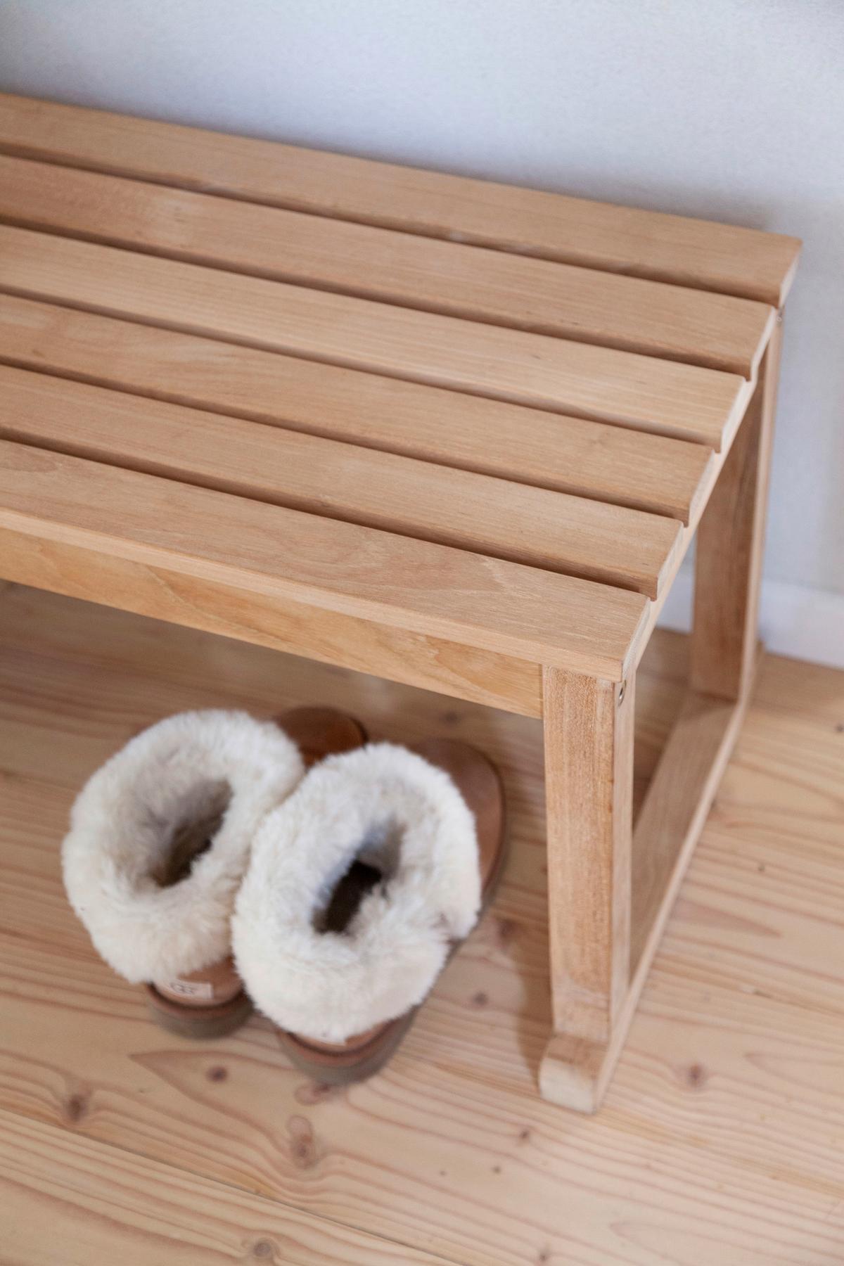 Sitzbank Echtholz Teakfarben Vega BxHxT: 120x43x40 cm - Teakfarben, KONVENTIONELL, Holz (120/43/40cm) - MID.YOU