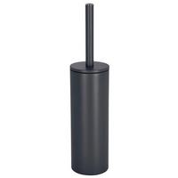 WC-BÜRSTENGARNITUR AKIRA MATT-BLACK - Schwarz, Basics, Metall (9,5/40cm)