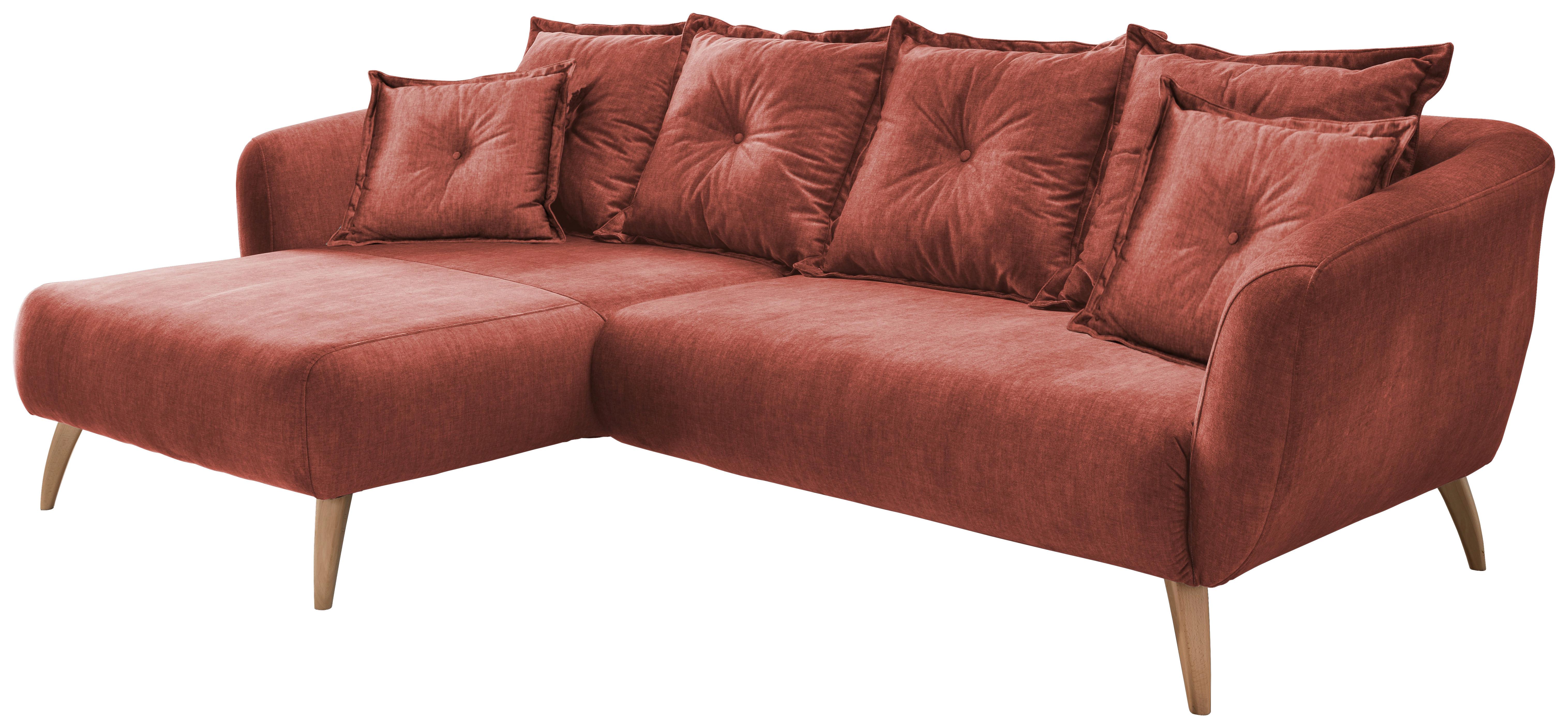 Ecksofa Baggio Koralle S: 162/277 cm