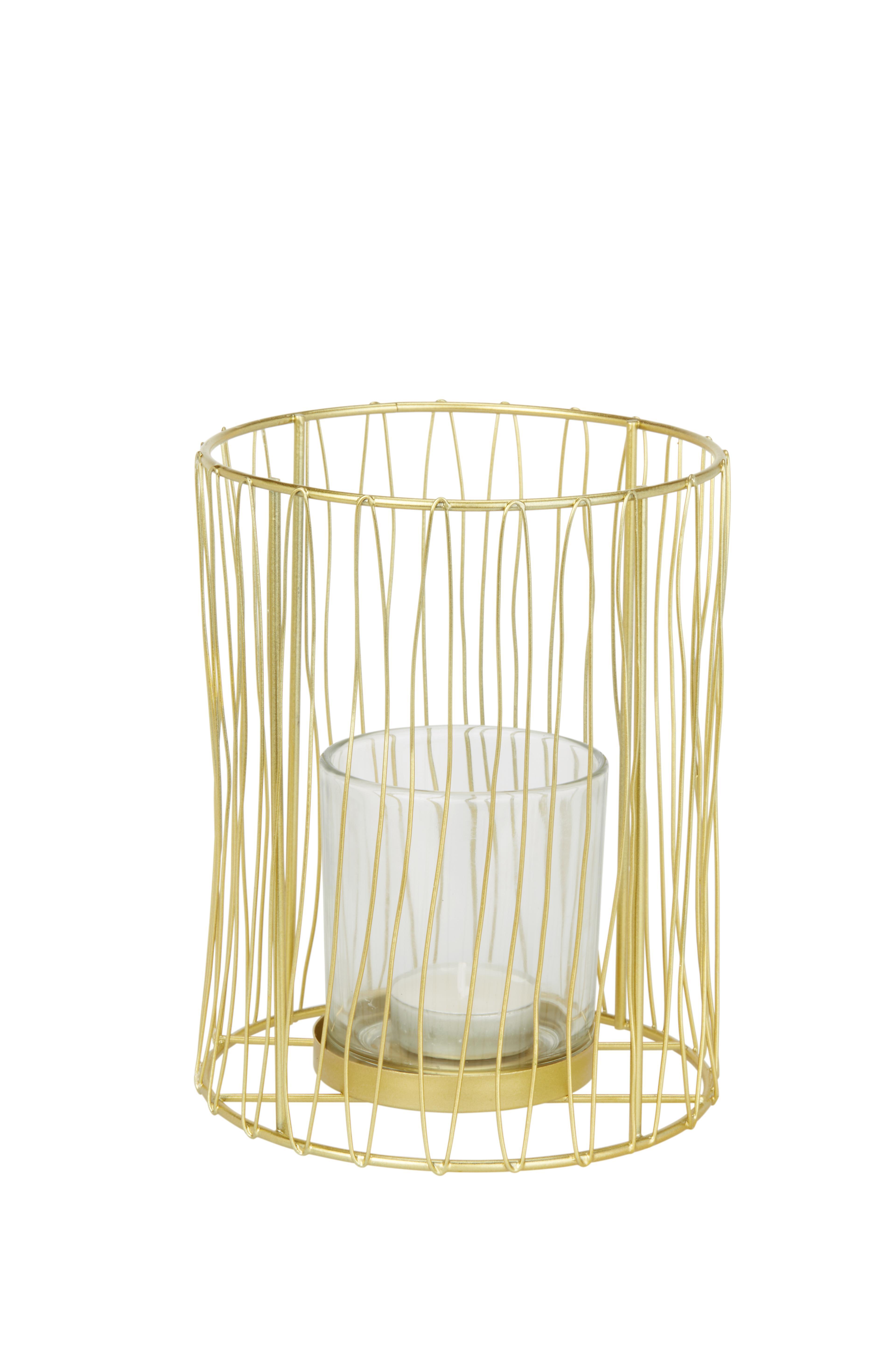 Držák Na Čajovou Svíčku Macius - barvy zlata, Design, kov (12.5/16cm)