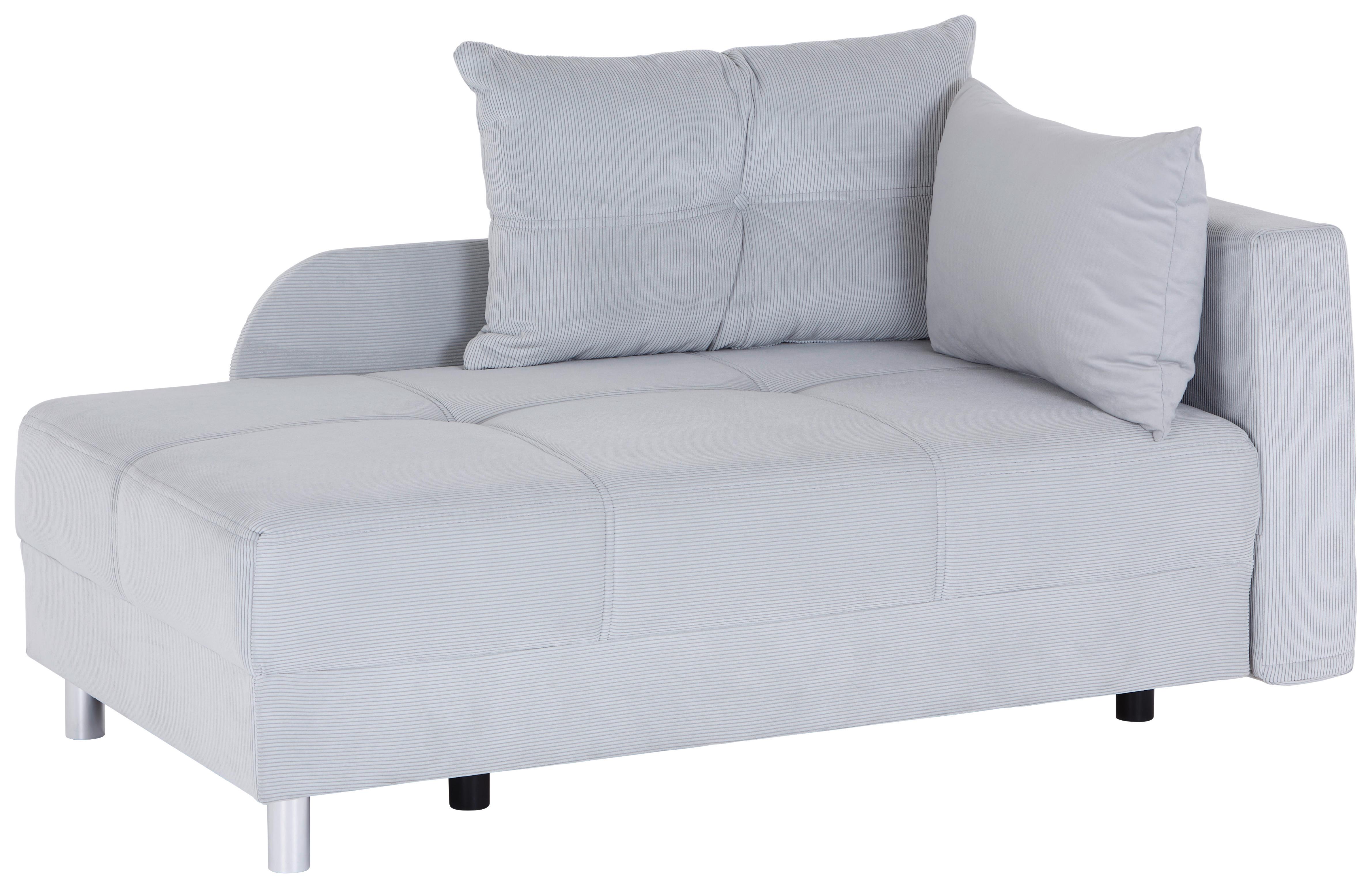 Schlafsessel Nova Hellgrau 145x66-82x82 cm