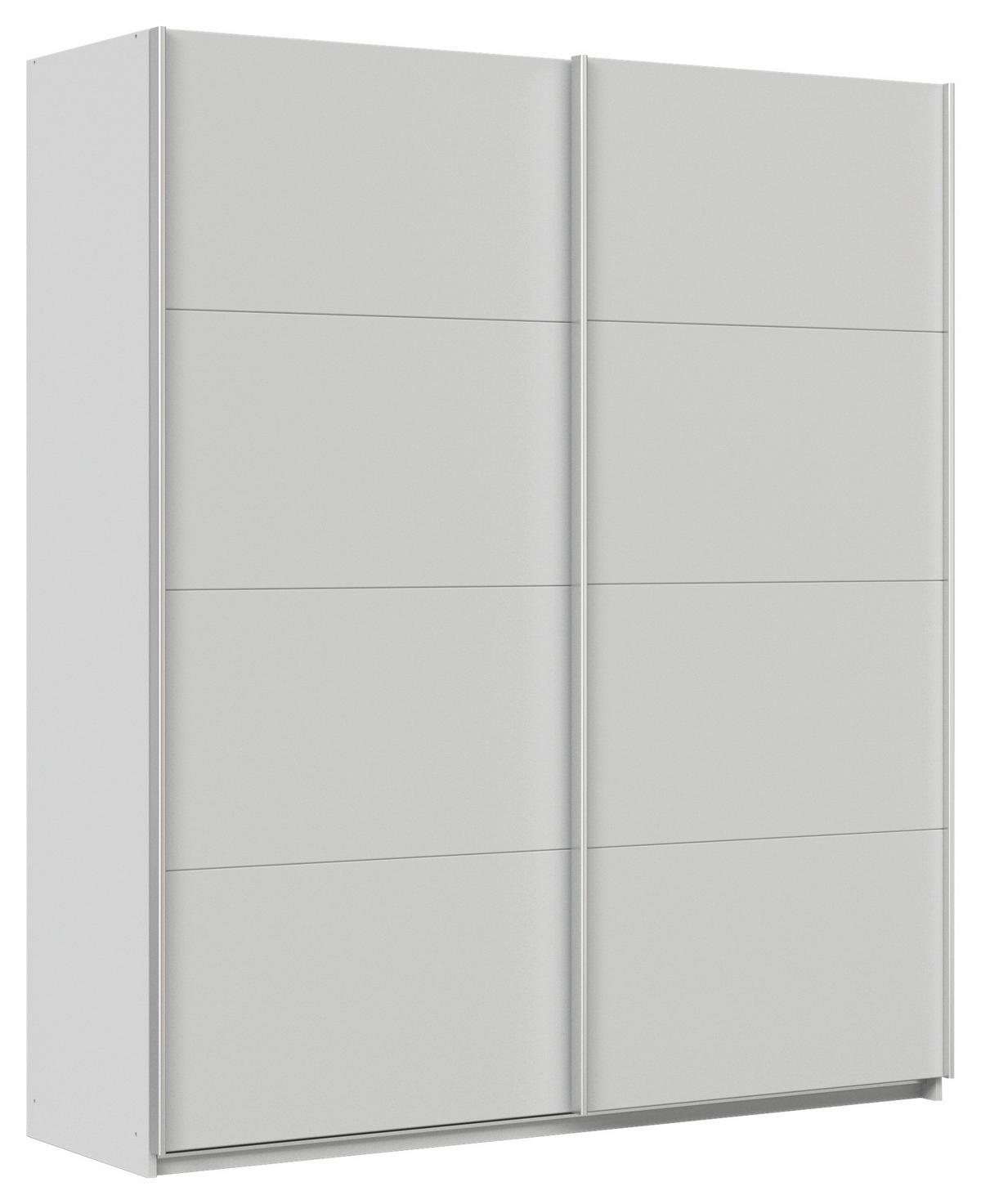 Tolóajtós Szekrény Feldkirch 181/210 Cm - világosszürke, Modern, faalapú anyag (181/210/62cm)