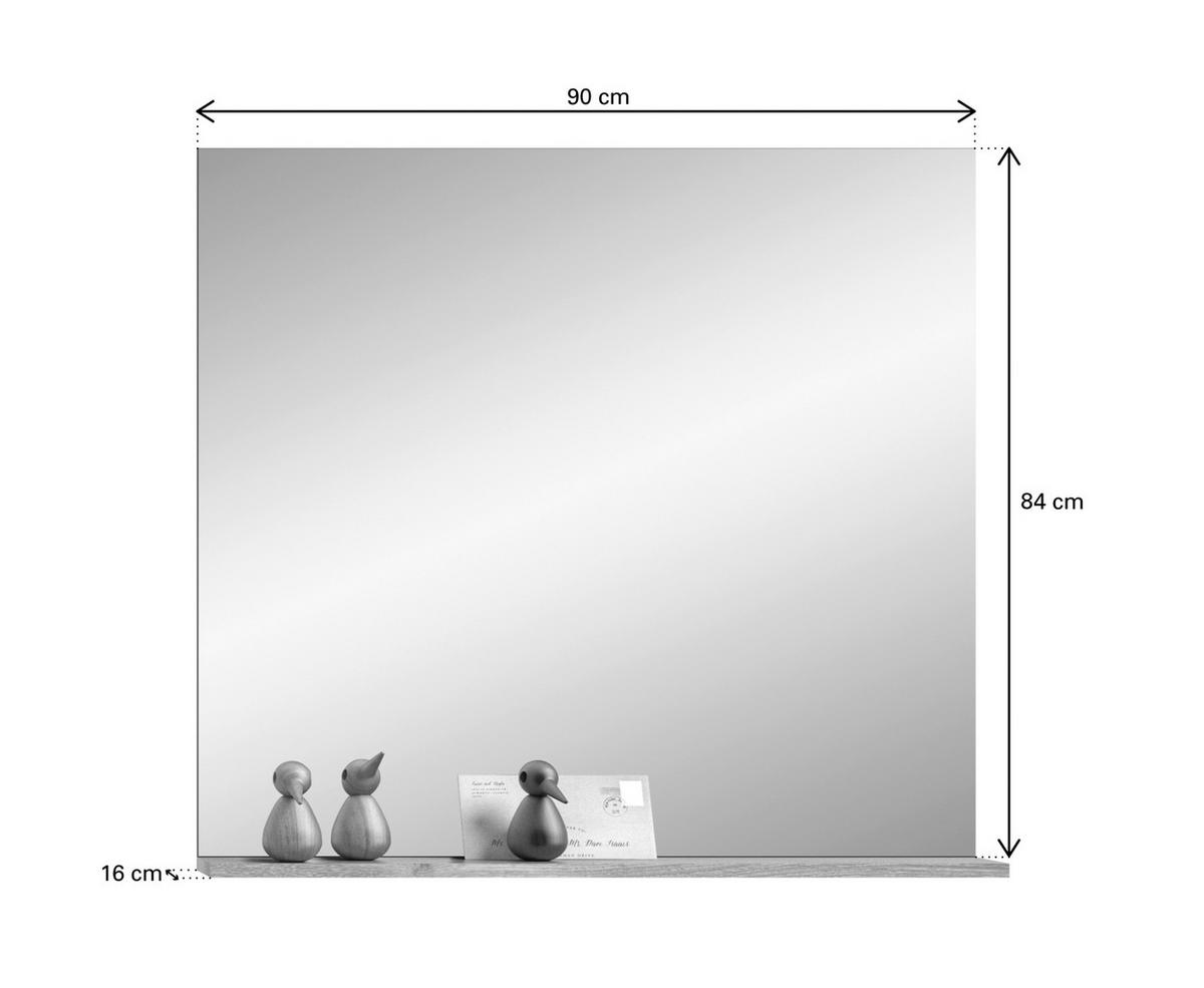 Mason B: 195 cm Nox Oak 4-teilig - Glas/Holzwerkstoff (195/200/38cm) - MID.YOU