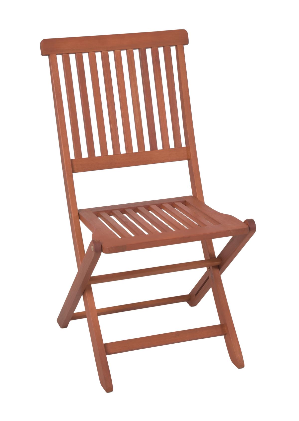 Gartensessel Set Klappbar Angwin Eukalyptusholz - Eukalyptusholzfarben, Basics, Holz (45/90/56cm) - Gardenson