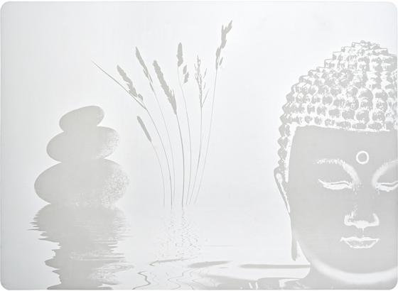 Prostírání Buddha - bílá, Lifestyle, umělá hmota (33/45cm) - Mömax modern living Prostírání Buddha - bílá, Lifestyle, umělá hmota (33/45cm) - Mömax modern living