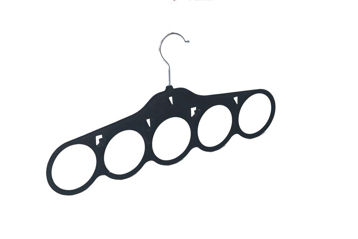 RAMÍNKO NA ŠÁLY VELVET - černá, Moderní, kov/textil (41/21/0,5cm) - Modern Living