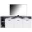 Tv Stolík Garda Garf 03 - čierna/biela, Moderný, kompozitné drevo (177,2/65/42cm) Tv Stolík Garda Garf 03 - čierna/biela, Moderný, kompozitné drevo (177,2/65/42cm)