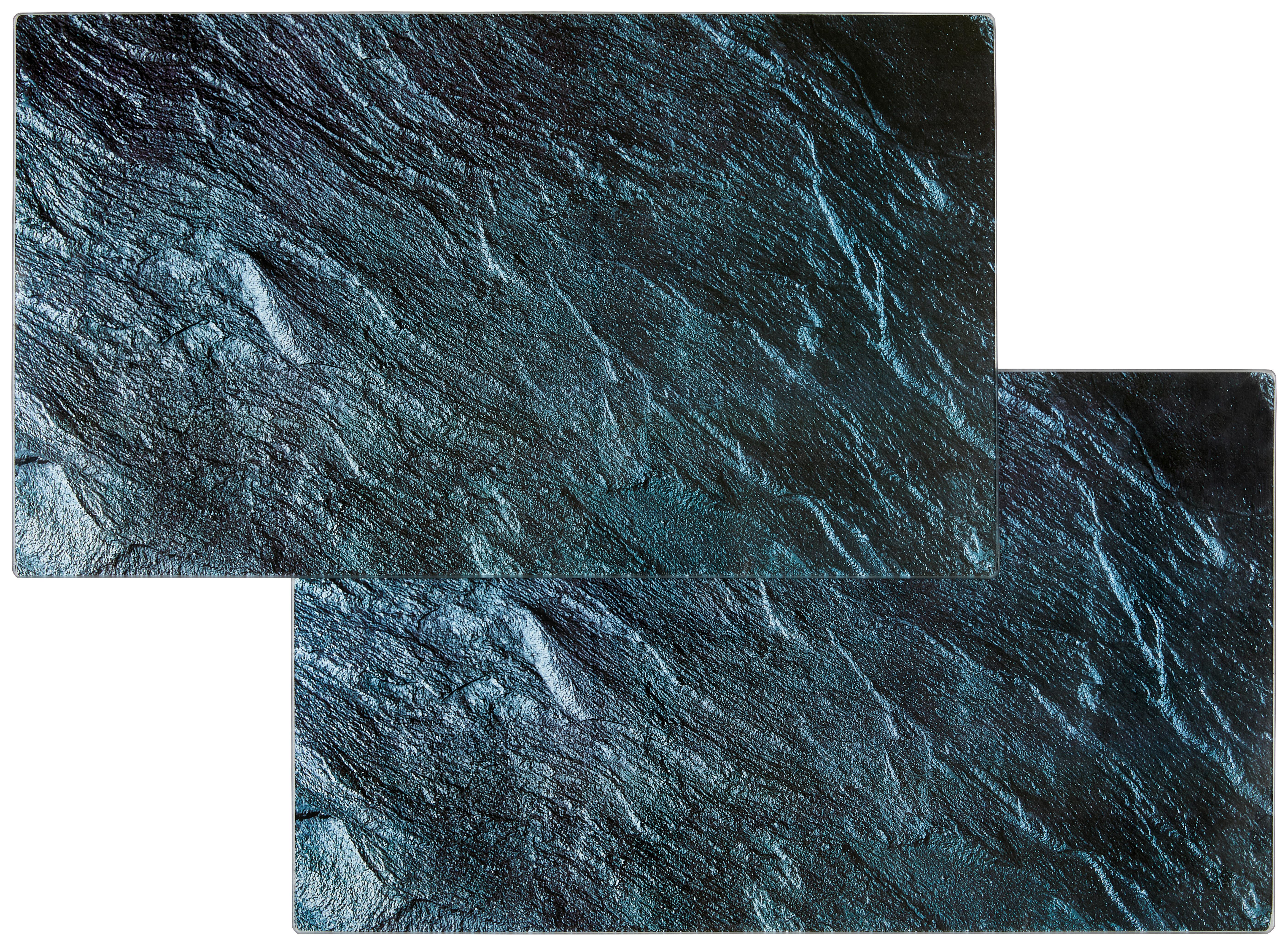 Schneidebrett Nessa - Grau, Design, Glas (52/30/0,4cm) - James Wood