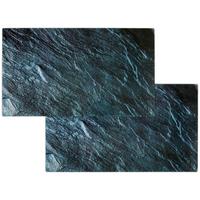 Vágódeszka 2 Darabos - szürke, Design, üveg (52/30/0,4cm) - James Wood