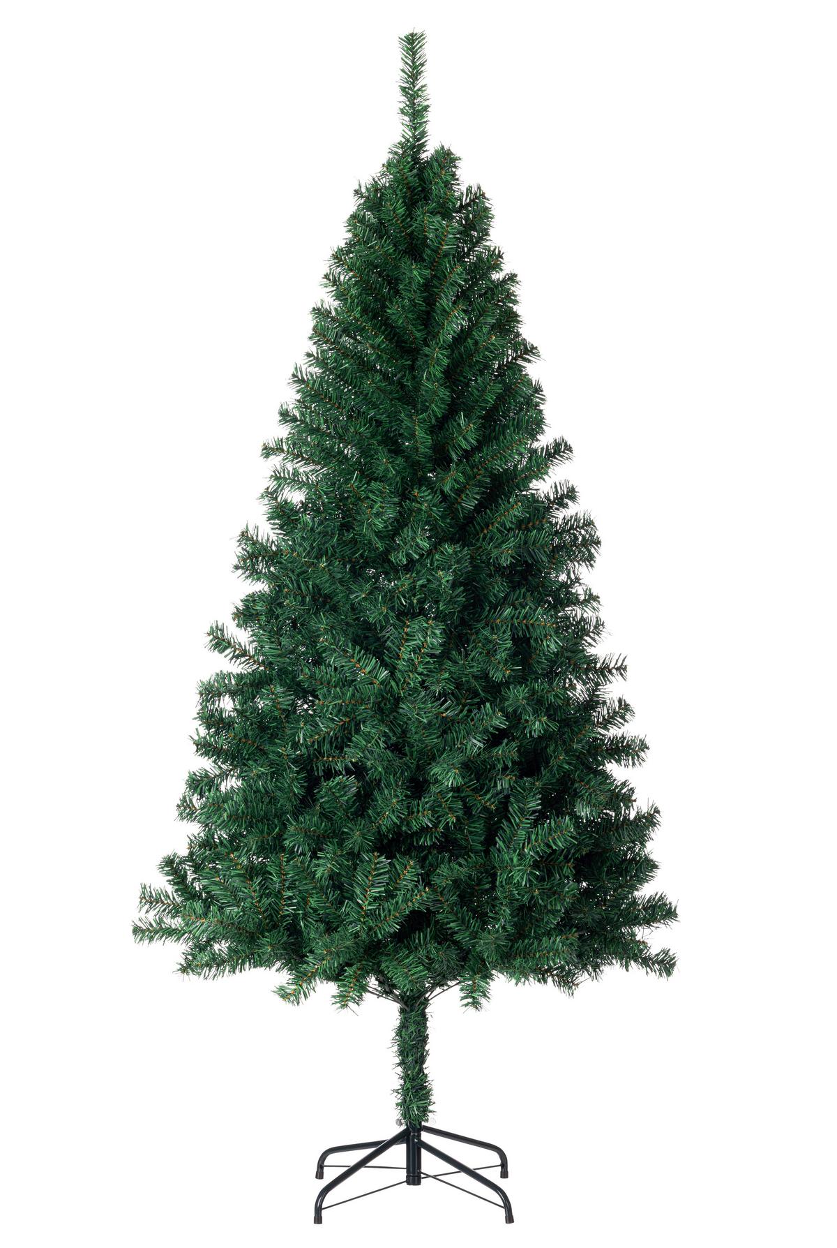 WEIHNACHTSBAUM Josh - Schwarz/Grün, KONVENTIONELL, Kunststoff/Metall (180cm) - Luca Bessoni