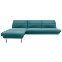 Ecksofa Looks Ix Anthrazit - Petrol/Schwarz, Design, Textil (168/274cm) - LOOKS by W.Joop