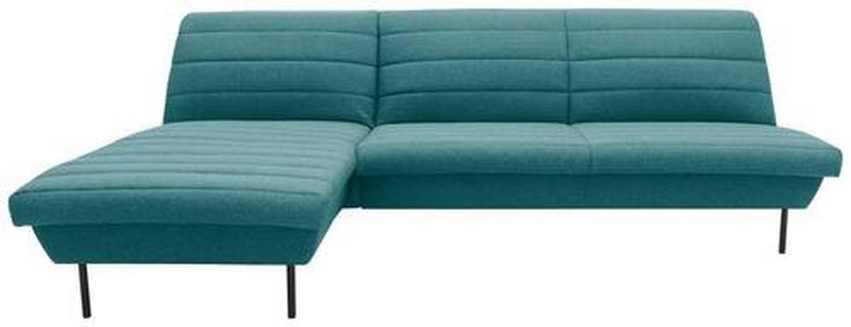 Ecksofa Looks Ix Anthrazit - Petrol/Schwarz, Design, Textil (168/274cm) - LOOKS by W.Joop