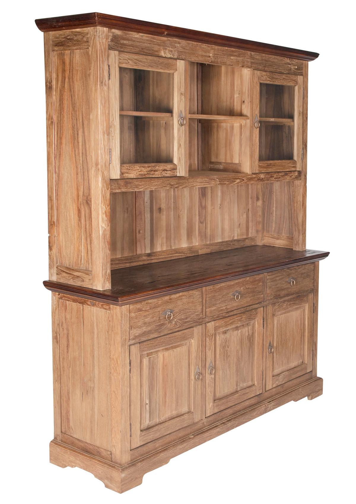 Sideboard Teakholz B: 148cm - Braun/Naturfarben, Design, Holz (148/83,50/44cm) - MID.YOU