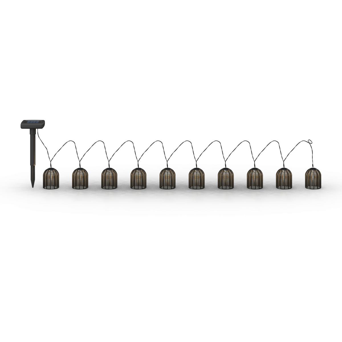 SOLÁRNÍ SVÍTIDLO SPOT - černá, Moderní, plast (420/5,5/6,8cm) - Bessagi Garden