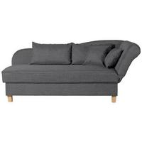 Récamiere Selma In Graphitfarben B: 190 cm - Buchefarben/Graphitfarben, Design, Textil (190/82/88cm) - Max Winzer